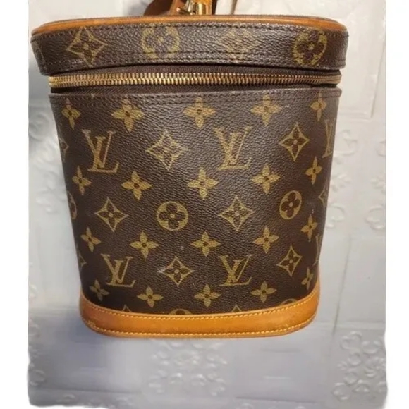 Louis Vuitton Monogram Nice Vanity 2way Shoulder Bag Train Case GM Authentic - Picture 3 of 15